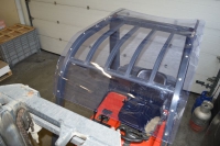 Forklift protection with PVC sheet