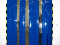 Színes/átlátszó PVC szalagfüggöny