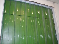 Raktár kapu hő védő függöny